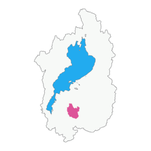 滋賀県内の湖南市市域