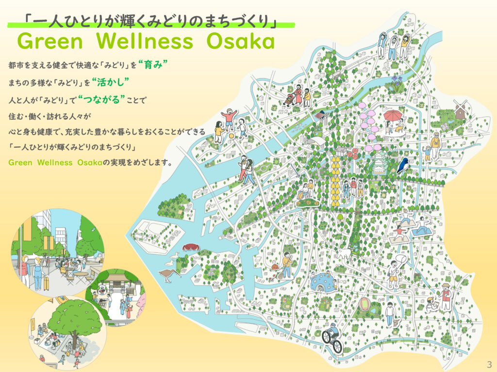 「大阪市緑の基本計画〈2026〉(案)」概要版-3一人ひとりが輝くみどりのまちづくり