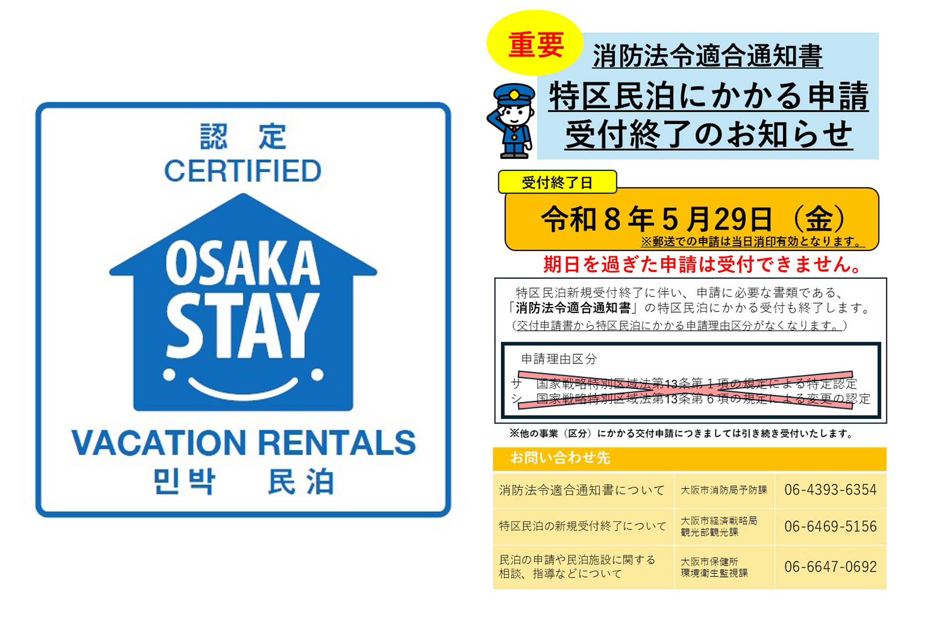大阪市の民泊事情と、終わりそうにない民泊トラブル