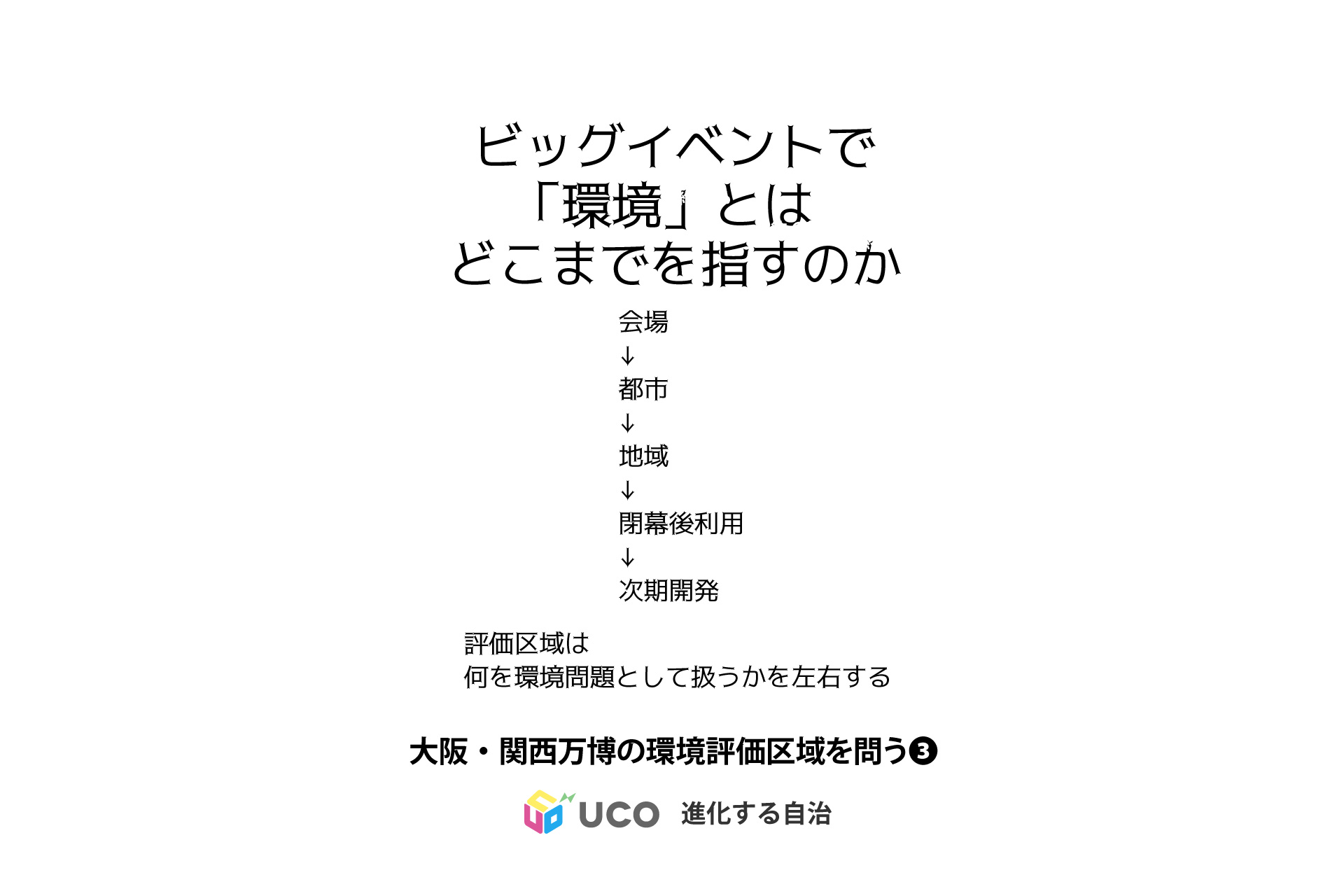 ビッグイベントで「環境」とはどこまでを指すのか ―大阪・関西万博の環境評価区域を問う❸