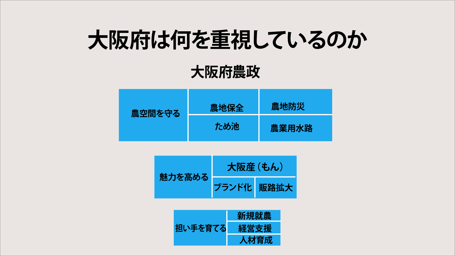 図4 大阪府は何を重視しているのか